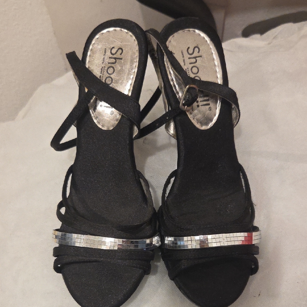 Black Strappy Heels